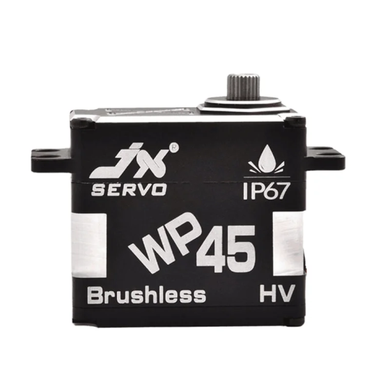 Hot Sales JX Servo WP45 HV 45KG Bürstenloses wasserdichtes IP67 Metall getriebe Digitales Servo für RC-Auto hubschrauber flugzeuge